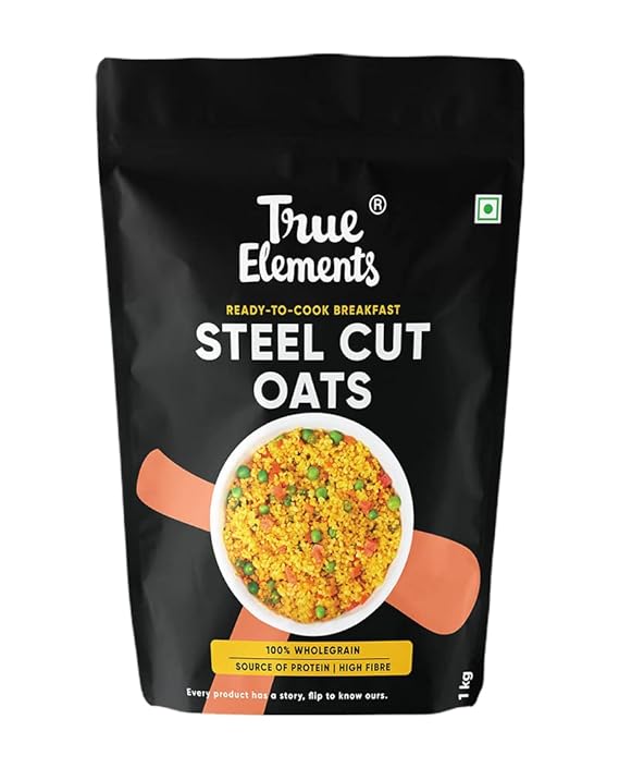 Manna 100% Steel Cut Oats 1.5 Kg | Gluten Free | Diabetic Friendly | High Protein & Fibre 1.5kg (Pack of 1)