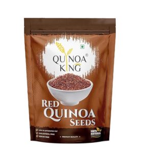 QUINOA KING Red Quinoa Seeds 1Kg | Gluten Free |Weight Loss| Raw Super Food