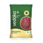 Amazon Brand – Vedaka Organic Red Rajma 1Kg | Low in Fat | Naturally Rich Source of Protein & Fiber | Cholesterol Free & No Added Additives