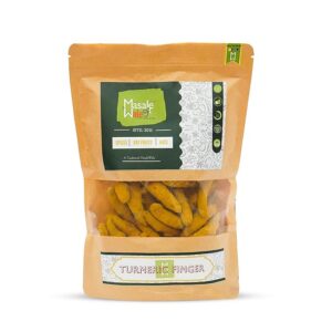 The Masalewale Natural Salem Turmeric Finger Whole | Sabut Haldi | No Added Flavours and Colours | 100% natural | Gluten Free high Curcumin Content | Immunity Booster | Bold Finger | (850, Grams)