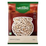 Amazon Brand – Vedaka Popular Unpolished Kabuli Chana | 1 Kg | Naturally Rich In Protein | Naturally Cholesterol-Free