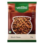 Amazon Brand – Vedaka Popular Unpolished Black Chana