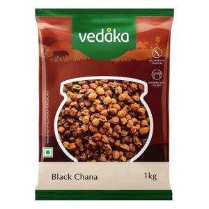 Amazon Brand – Vedaka Popular Unpolished Black Chana