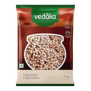 Amazon Brand - Vedaka Unpolished Chitra Rajma | 1 Kg | Premium Chitra Rajma