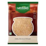 Amazon Brand – Vedaka Dalia (Broken Wheat), 500 g