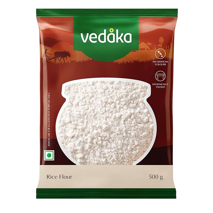 Amazon Brand – Vedaka Rice Flour, 500 g