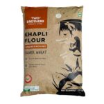 Two Brothers Organic Farms – Khapli Wheat Flour (5kg) | High Dietary Fiber for Easy Digestion | Stoneground Emmer Wheat Atta | Khapli Atta